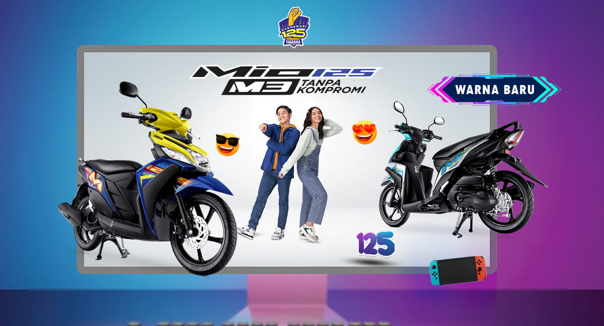 Yamaha Mio M3 Dapat Penyegaran Warna Baru yang Sporty dan Modern, Makin Bernuansa Anak Muda!