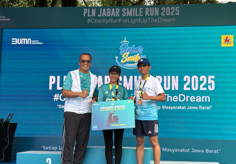 PLN Icon Plus Sukses Dukung Gelaran PLN Jabar Smile Run 2025, Ajang Charity dalam Fun Run Activity.