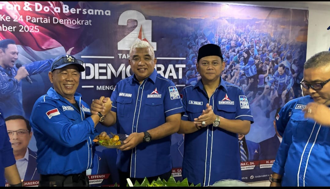 HUT Ke-24, Demokrat Kabupaten Bandung Berbagi dan Perkuat Komitmen Partai 
