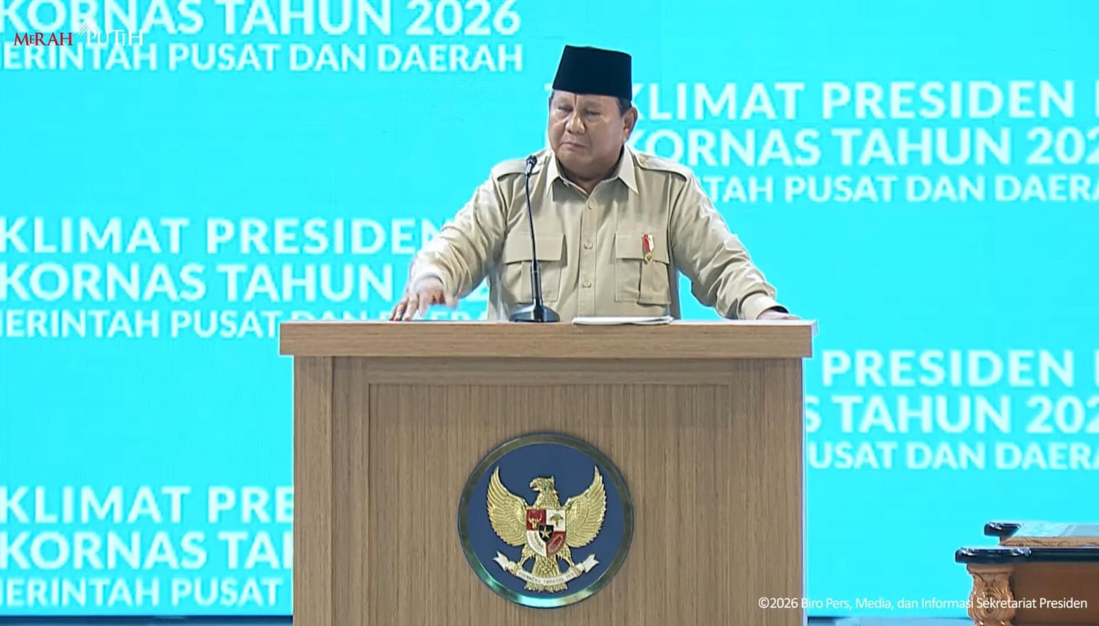 Prabowo Minta Pemimpin Harus Waspada dan Tidak Lugu