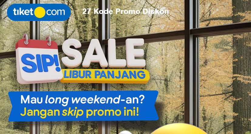 27 Kode Promo tiket.com Februari 2024 Banyak Diskon Menarik