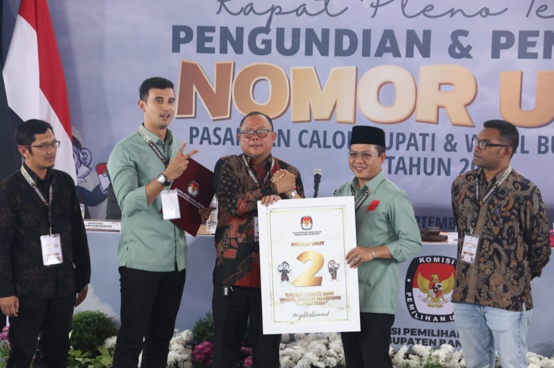 Dapat Nomor Urut 2 di Pilbup Bandung, Dadang Supriatna Artikan Pertanda Dua Periode