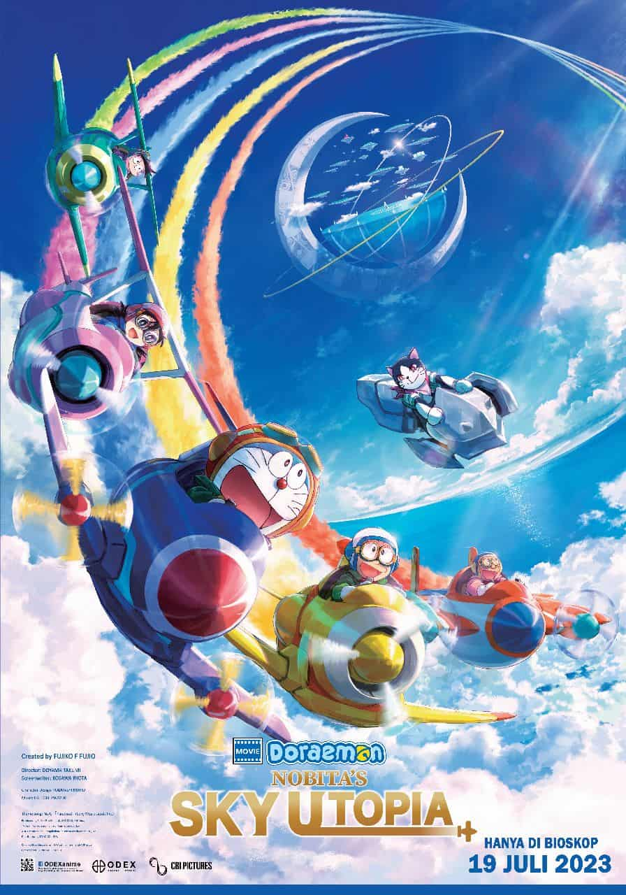 Asyik!! Doraemon: Nobita's Sky Utopia Bakal Tayang di Indonesia pada 19 Juli 2023