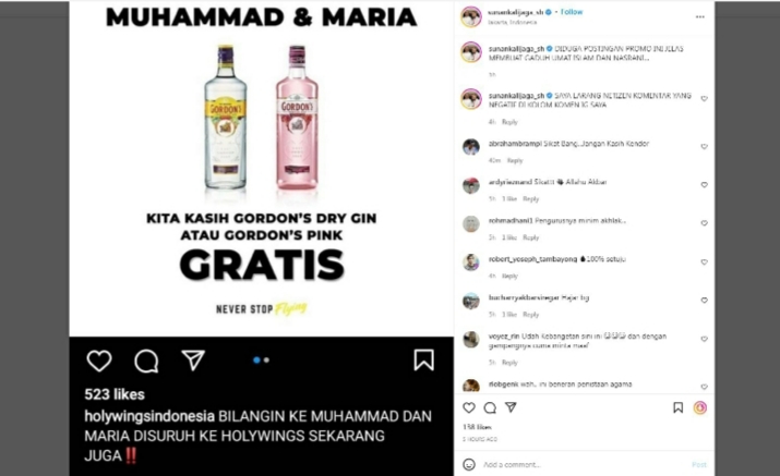 Minuman Alkohol Gratis Untuk yang Bernama Muhammad dan Maria, Holywings Minta Maaf