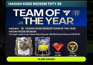 Terbaru! 25 Kode Redeem FC Mobile 19 Februari 2026, Gems, Pack Elite, dan Player Gratis