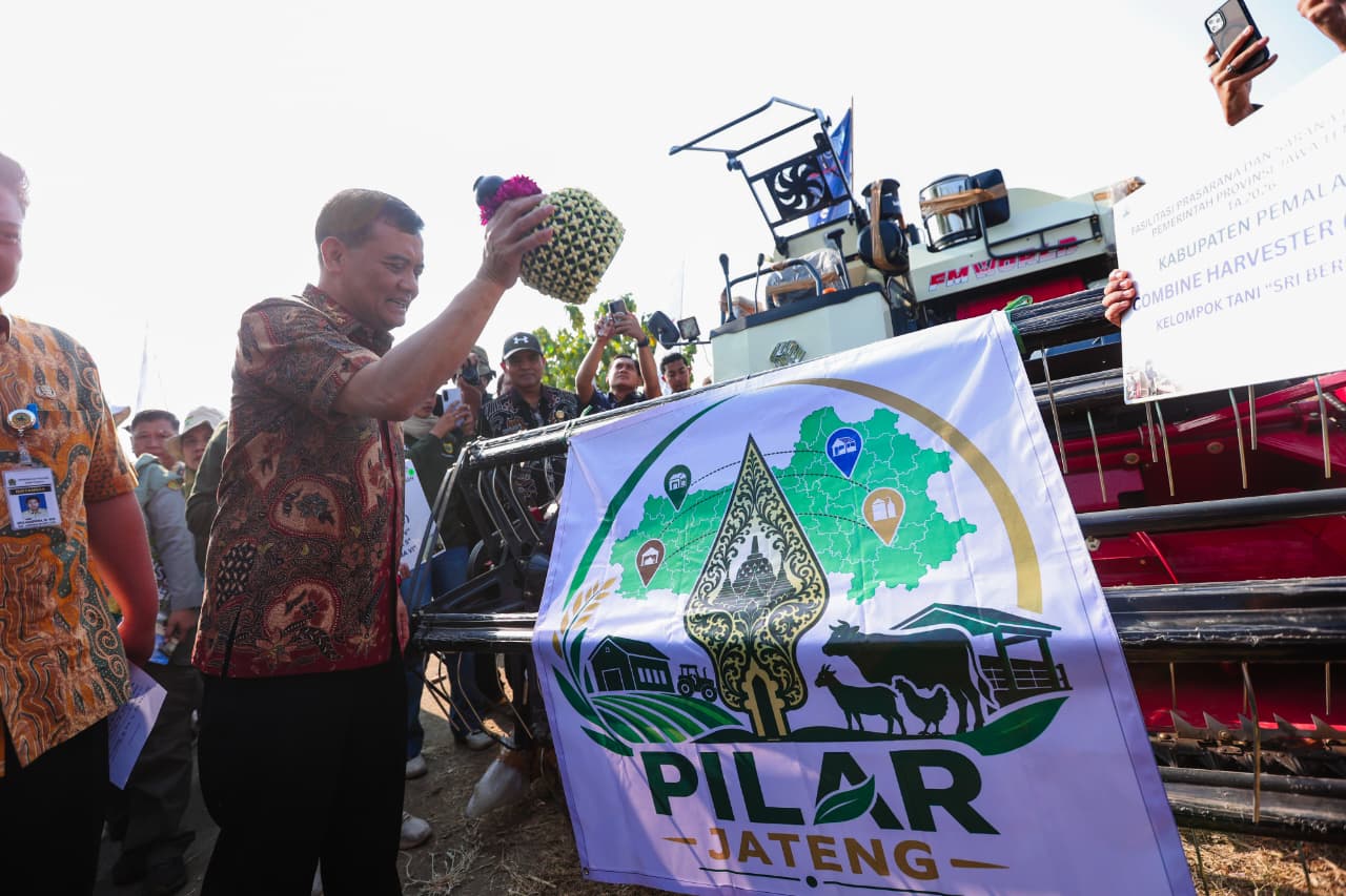 Produksi Padi Jateng Sudah Capai 6,69 Juta Ton, Ahmad Luthfi Optimistis Bisa Penuhi Target 
