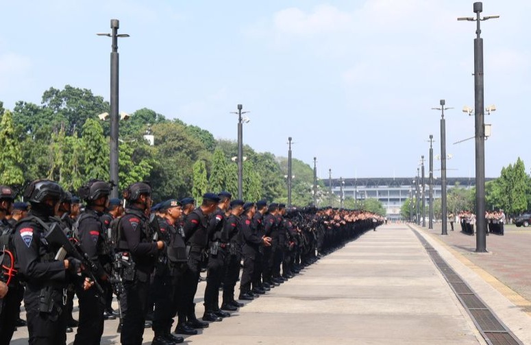 5.614 Personel Gabungan Dikerahkan untuk Pengamanan Pelantikan DPR RI 2024-2029