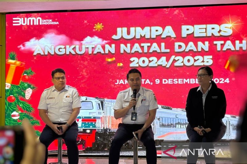 PT KAI Siapkan Kapasitas Angkut 44,6 Juta Penumpang untuk Natal 2024 dan Tahun Baru 2025