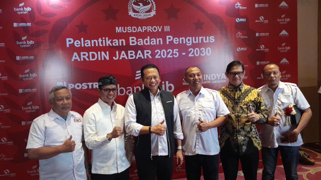 Hadiri Acara Musda Ardin Jabar, Ini Harapan Ketum Bambang Soesatyo