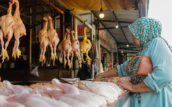 Harga Ayam Potong di Pasar Bogor Naik