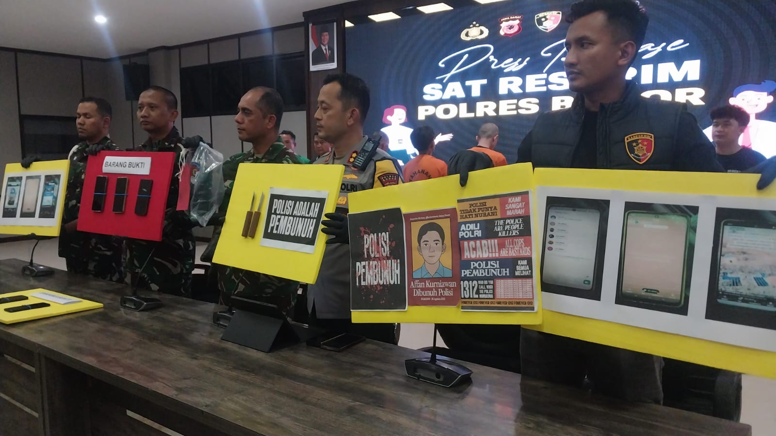 Korem 061/SK Buka Suara Soal Tersangka yang Sebut Terima Perintah TNI untuk Serang Brimob Cikeas