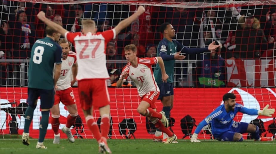 Hasil Liga Champions: Kimmich Bawa Bayern Munchen Tekuk Arsenal 1-0 demi Tiket Semifinal