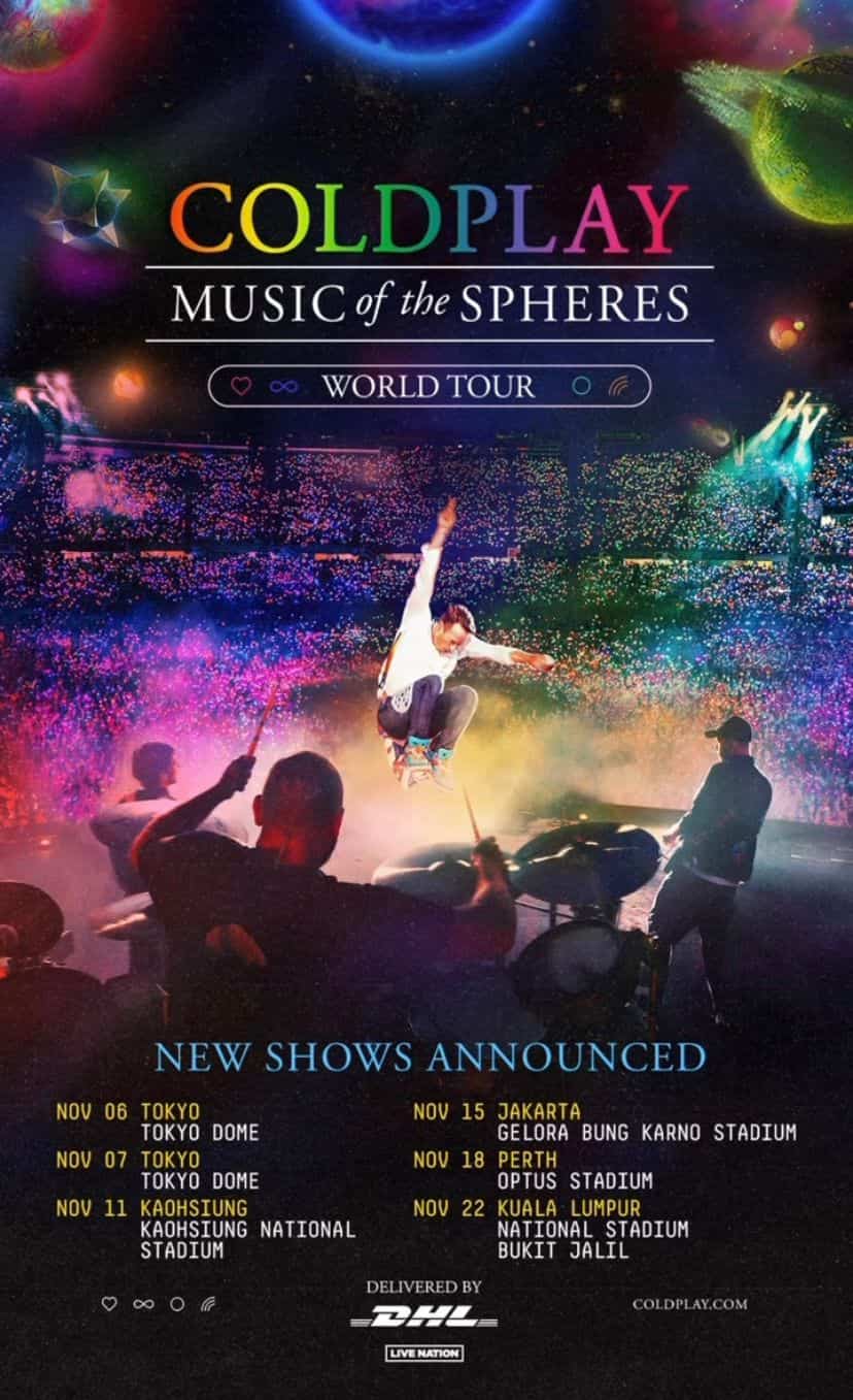 RESMI! Coldplay Akan Gelar Konser di Jakarta, Ini Jadwal dan Cara Pembelian Tiketnya!