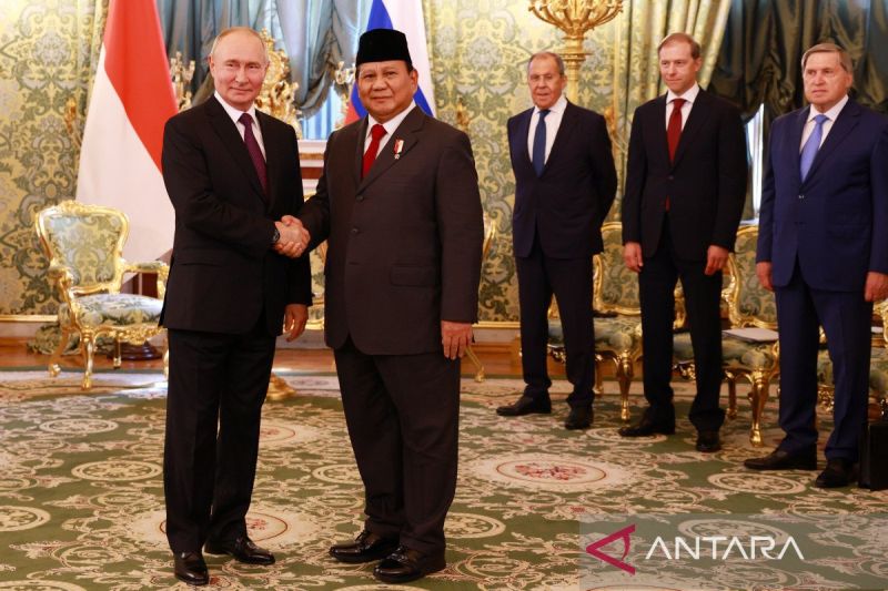 Pertemuan Presiden Rusia Vladimir Putin dengan Presiden Terpilih Indonesia Prabowo Subianto, Bahas Kerjasama