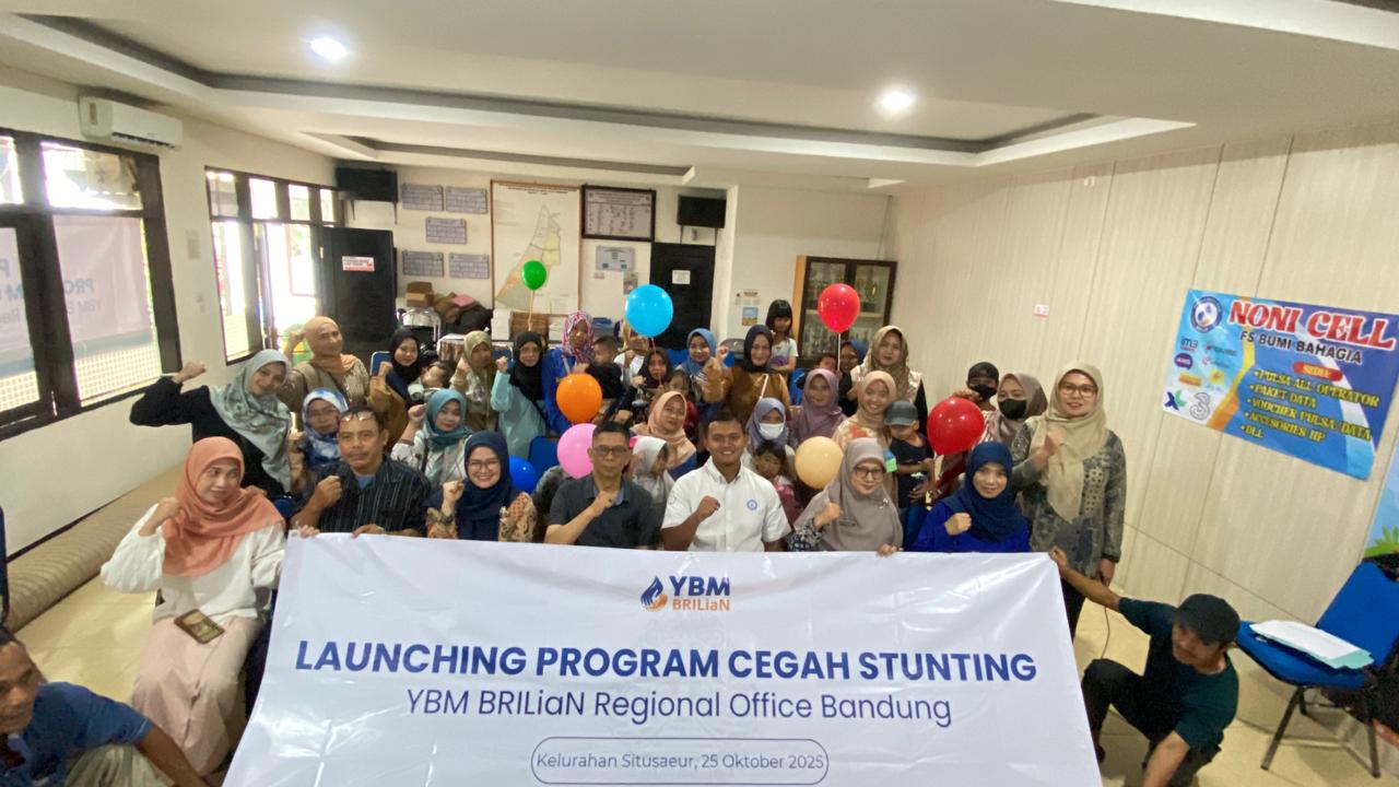 BRI melalui YBM BRILiaN Region 9 Luncurkan Program Cegah Stunting di Kota Bandung