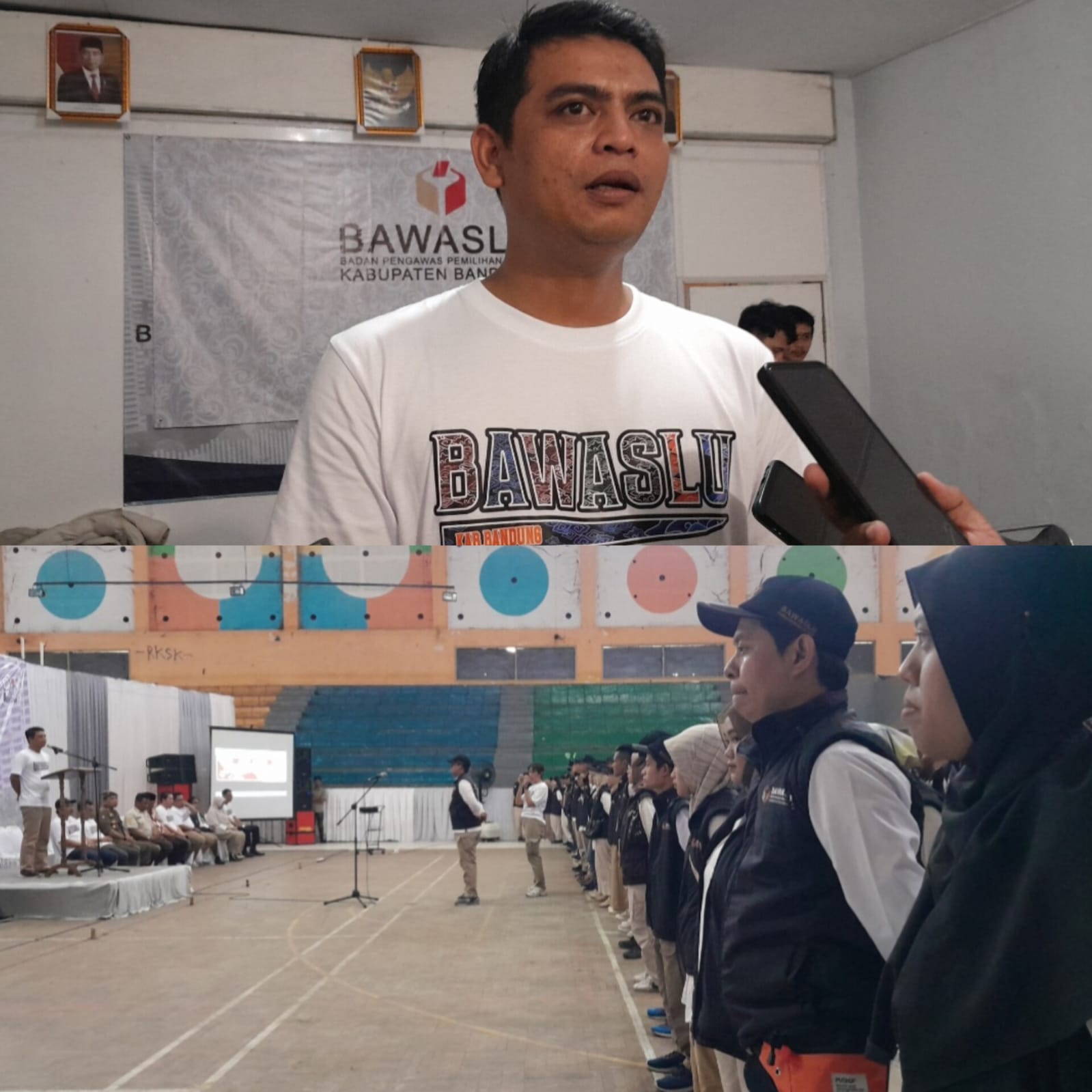 Bawaslu Kabupaten Bandung Gelar Apel Siaga Masa Tenang Pilkada 2024, Ini Harapannya