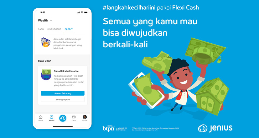 Review Pinjaman Online Jenius Flexi Cash, Limit Besar Tanpa Biaya Admin!