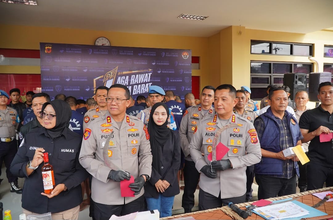Polresta Bandung Ungkap 29 Kasus C3: Amankan 36 Tersangka