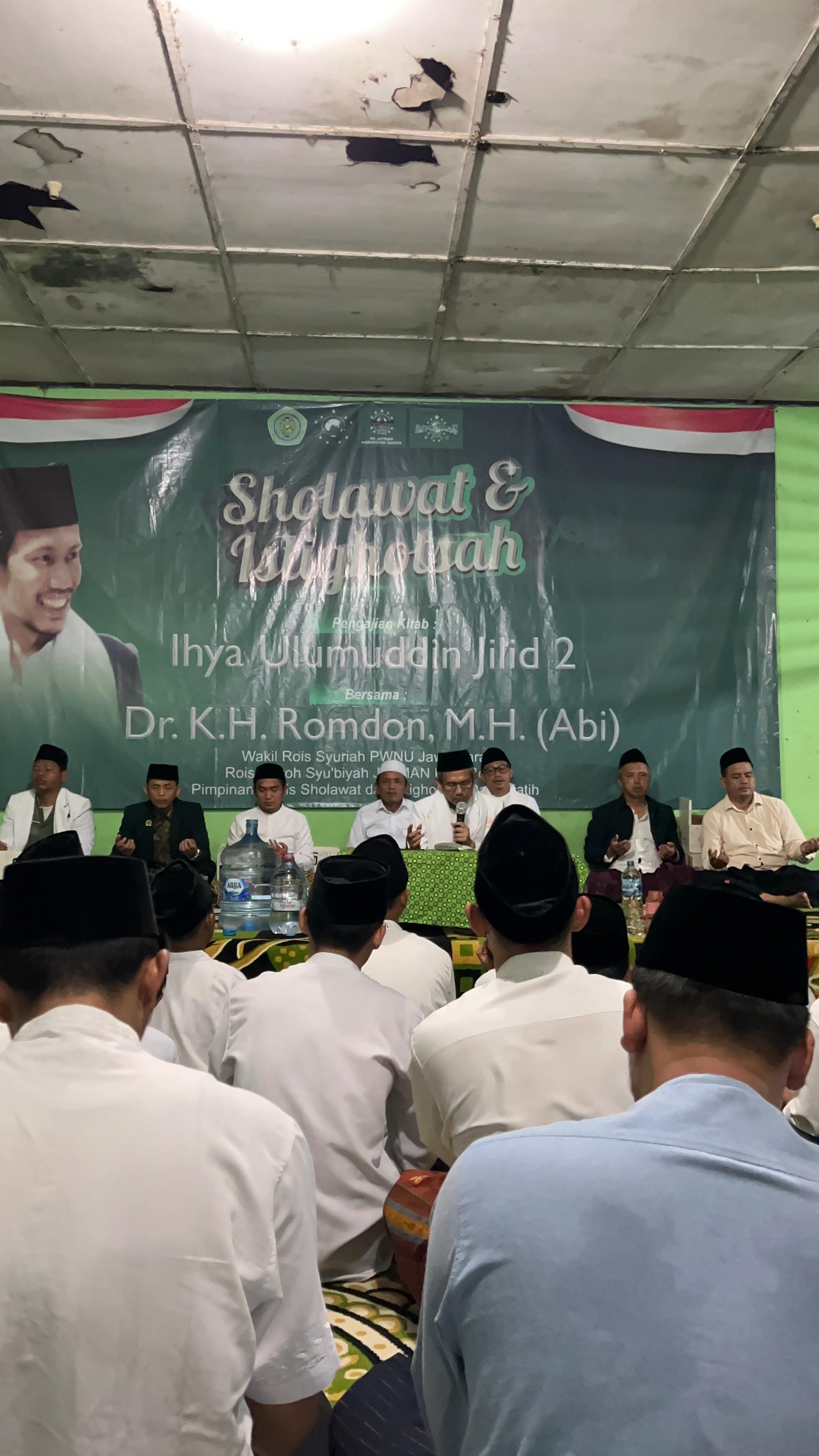 Lewat Ngaji Kitab Ihya, PCNU Bogor Serukan Tingkatkan Etos Kerja