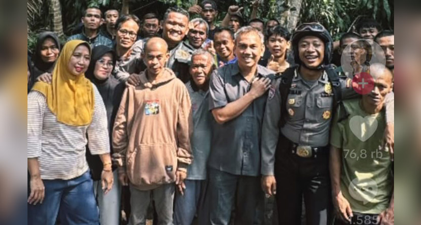 Gunawan Sadbor Bebas dari Tahanan Atas Permintaan Keluarga, Pulang Disambut Warga