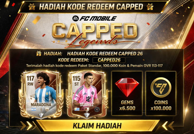 Resmi Rilis! 25 Kode Redeem FC Mobile Terbaru 30 Maret 2026, Bonus Gems dan Koin
