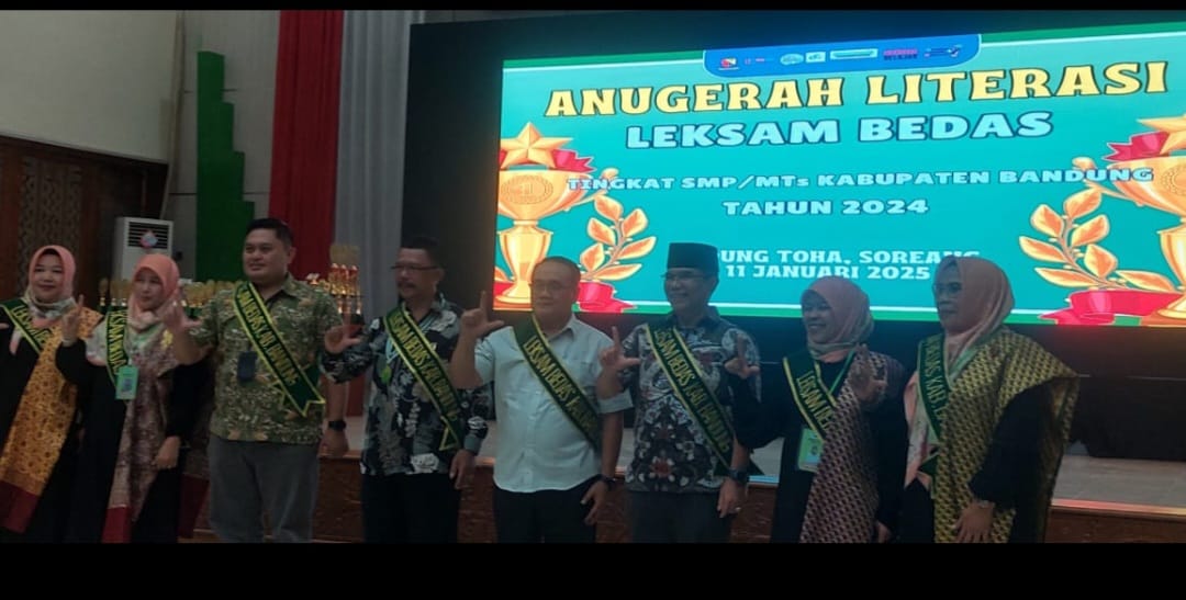 Anugerah Literasi Leksam Bedas Tingkat SMP/MTs Digelar di Kabupaten Bandung