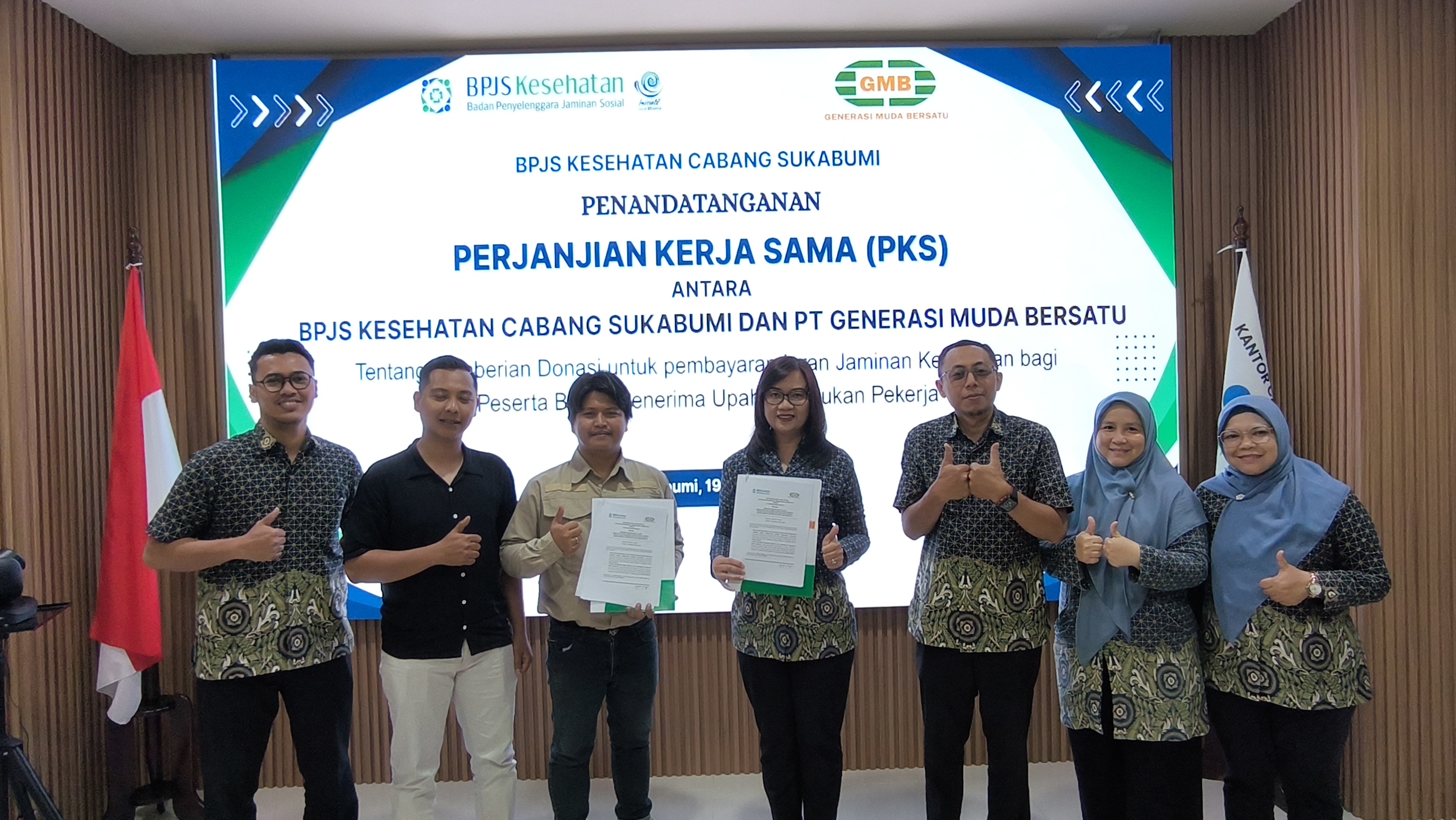 PT Generasi Muda Bersatu Dukung Program Donasi JKN BPJS Kesehatan