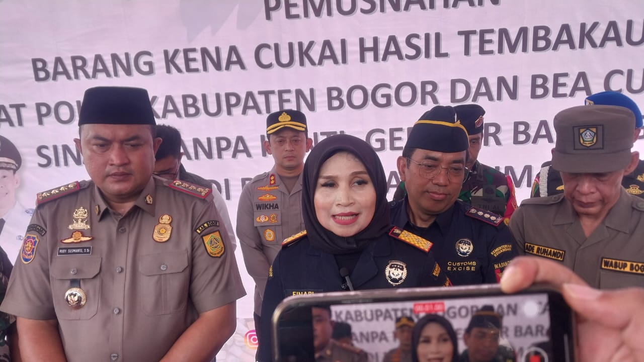 Dirjen Bea dan Cukai Jawa Barat Ungkap Bogor Jadi Tempat Pemasaran Rokok Ilegal