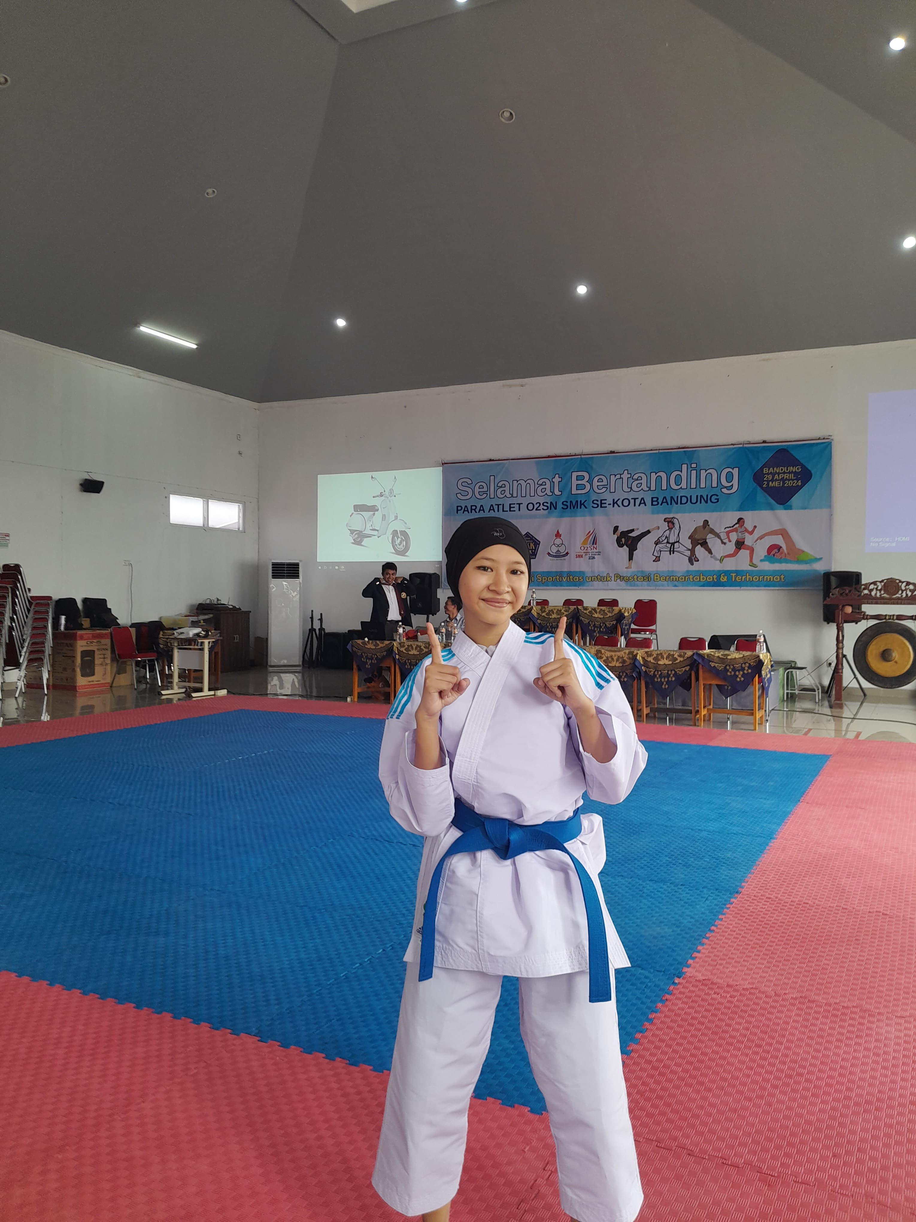 Perjalanan 'Karateka' Andini Sofya, Peraih Juara 1 O2SN SMK se-Kota Bandung