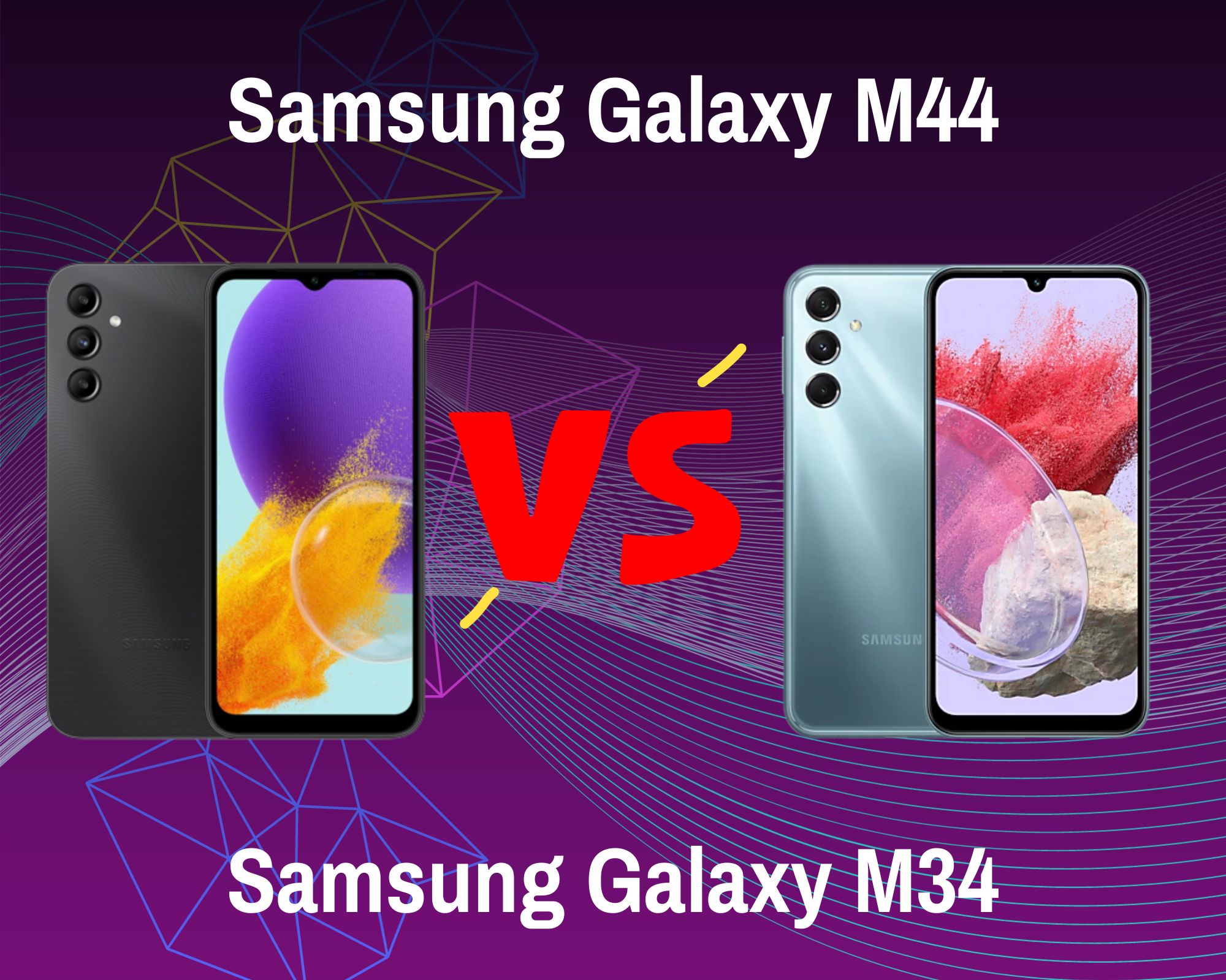 Adu Ponsel Samsung Galaxy M44 VS Samsung Galaxy M34! Hp Mid-range Spek Dewa Paling Gacor Tahun Ini!