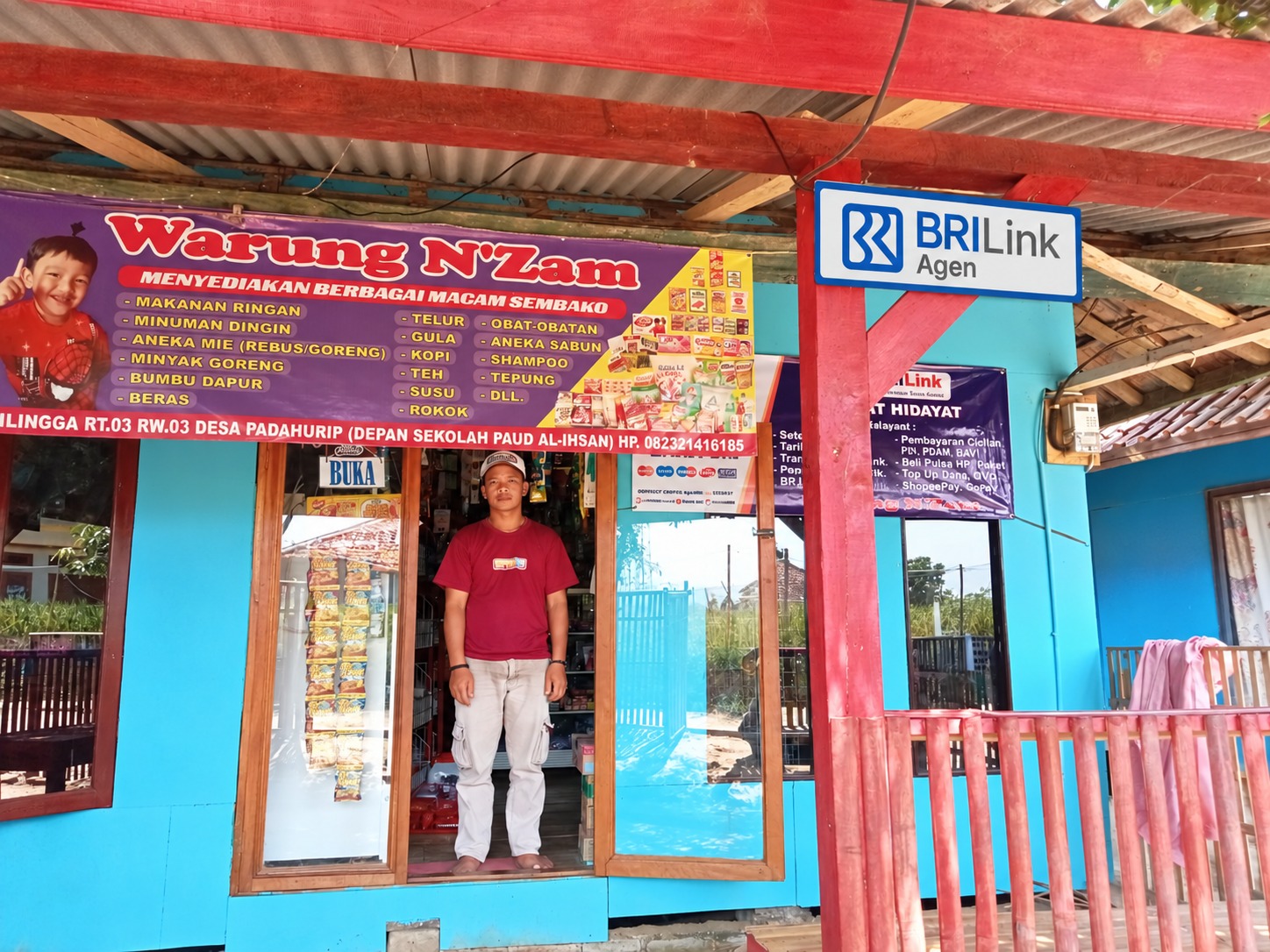 Berkat KUR BRI, Rahmat Kini Kembangkan Warung Sembako 