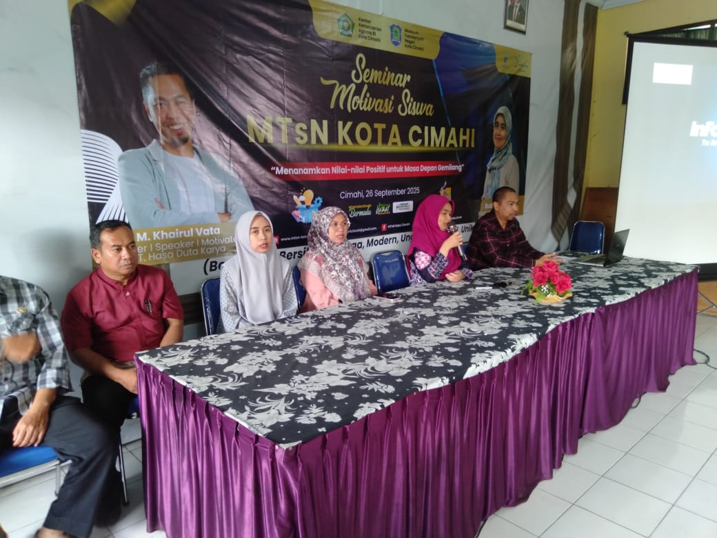 Bangkitkan Semangat Belajar, MTSN Kota Cimahi Gelar Seminar Motivasi untuk Siswa