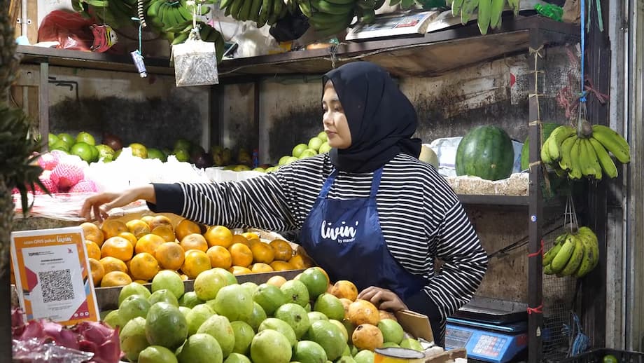 Dukung Ekonomi Kerakyatan, Bank Mandiri Percepat Digitalisasi Pasar Tradisional Melalui Livin’ Pasar