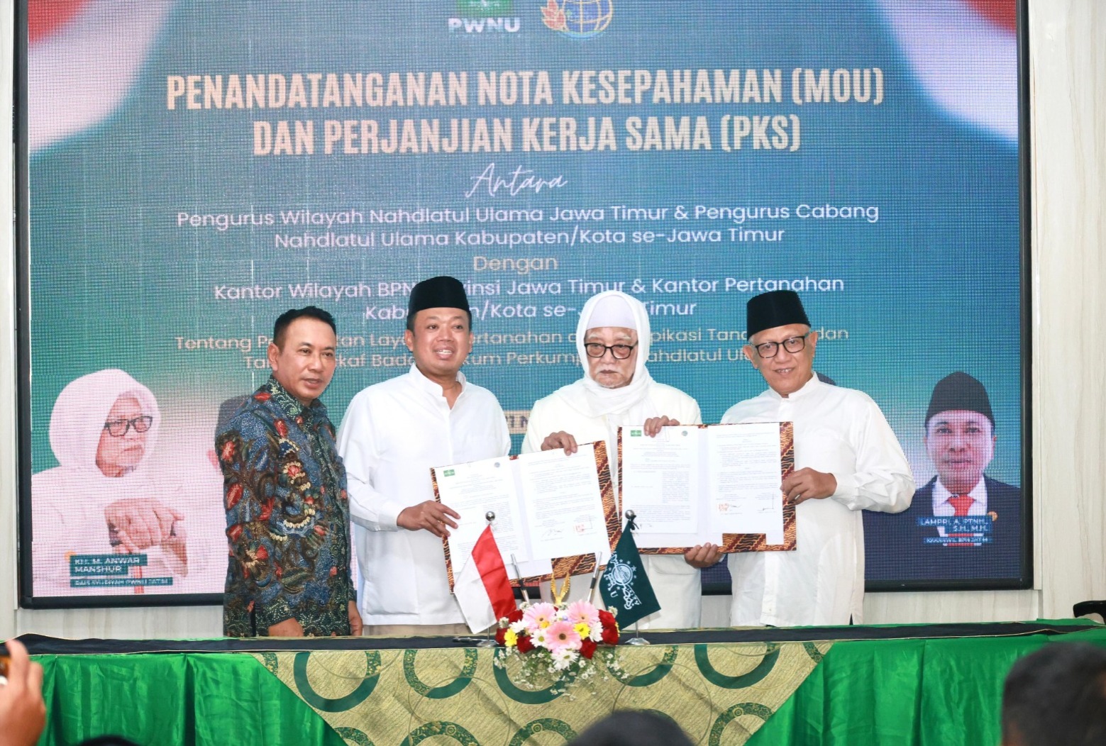 PWNU Jawa Timur Apresiasi Langkah Kementerian ATR/BPN dalam Mempercepat Proses Sertifikasi Tanah Wakaf