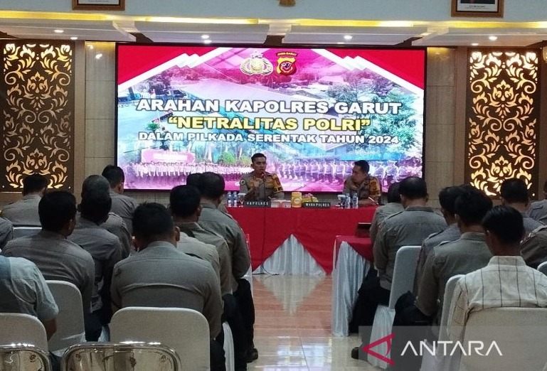 Kapolres Garut Ingatkan Personel Polri untuk Jaga Netralitas pada Pilkada 2024