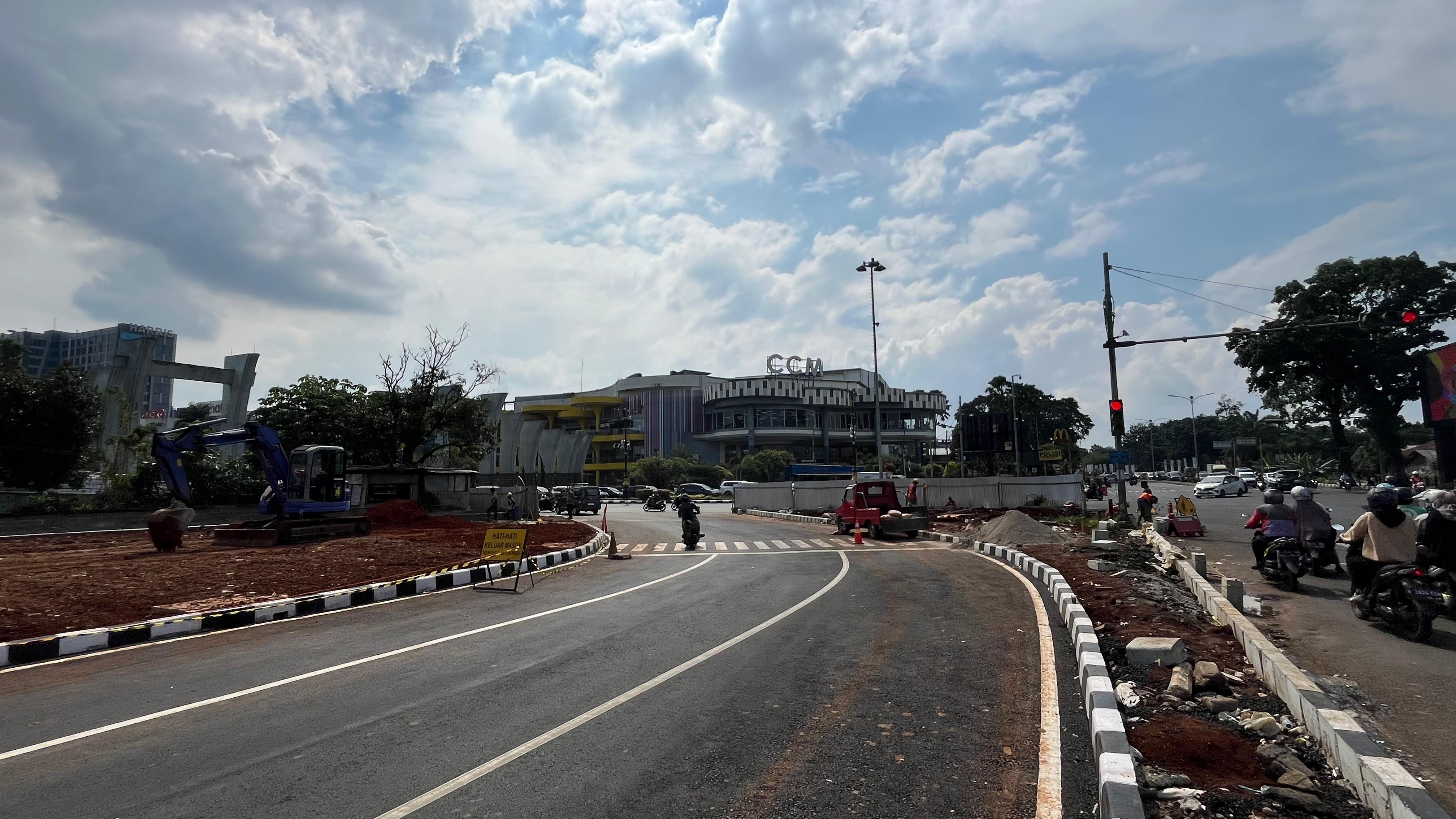 Simpang Daralon di Cibinong Sudah Dapat Dilalui oleh Pengendara