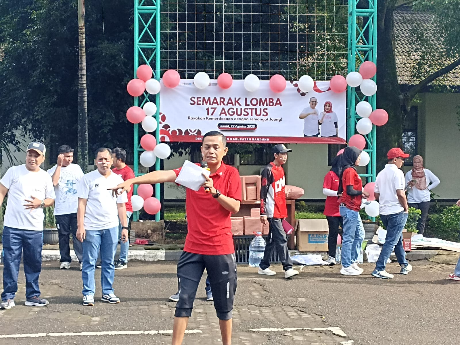 Dinas Pendidikan Kabupaten Bandung Gelar Acara Kebersamaan HUT ke-80 RI
