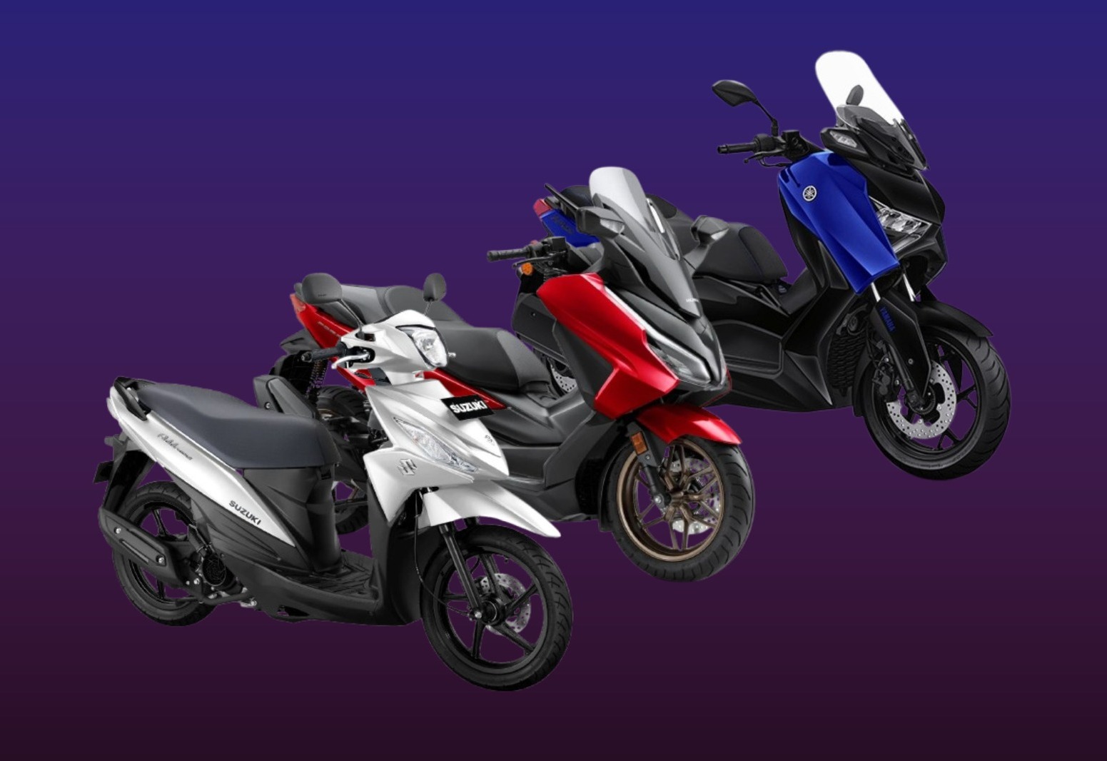 6 Motor Matic Bagasi Besar, Muat Helm Full Face Tanpa Top Box