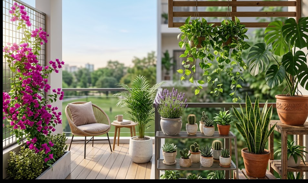 7 Tanaman untuk Balkon yang Bikin Rumah Terasa Lebih Adem dan Estetik