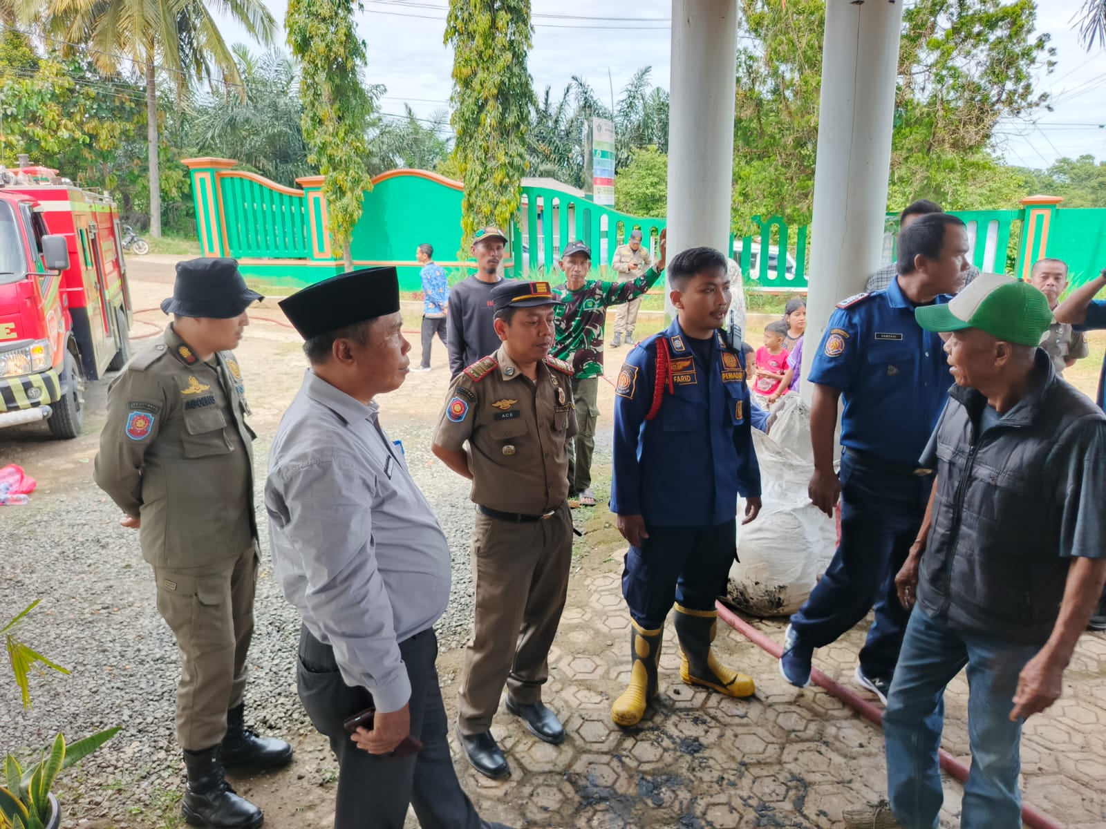 Ruang Arsip Desa Sukaharja Terbakar, Diduga Korsleting Listrik