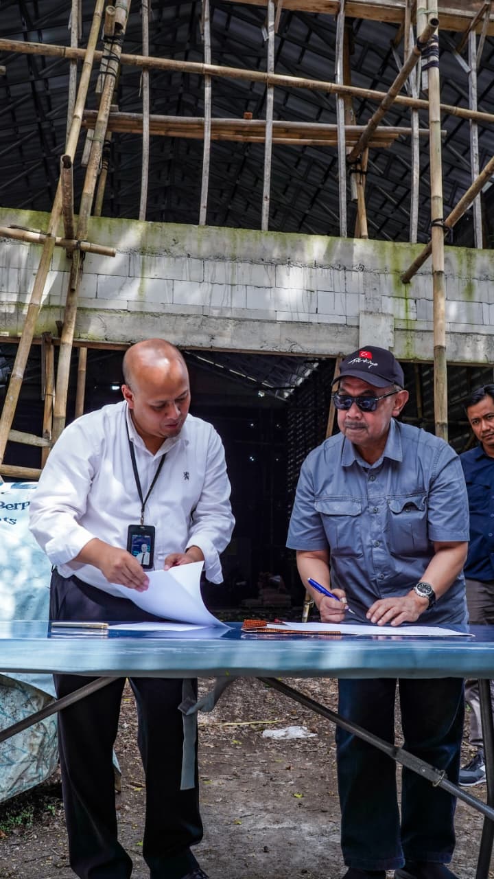 BRI Tuntaskan Pekerjaan Fisik Tahap Awal Senilai Rp 500 Juta, Wujudkan Sarana Olahraga DHIS Lembang