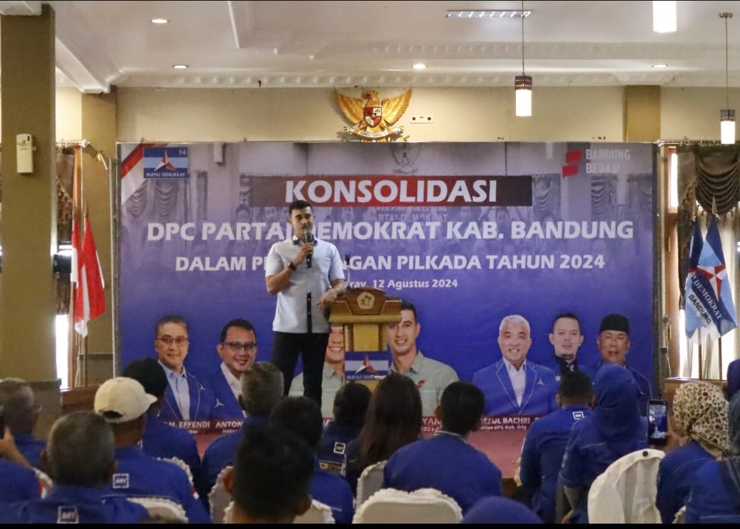 All Out, Demokrat Dukung Kang DS dan Kang Ali di Pilkada Kabupaten Bandung 2024