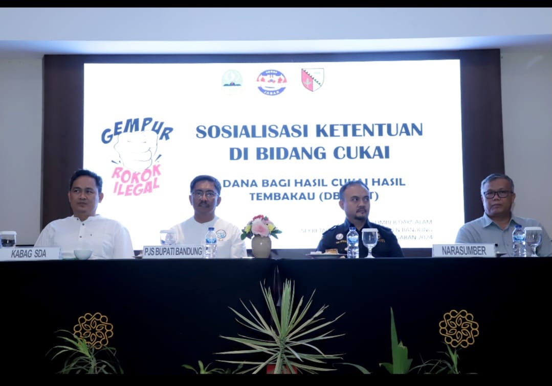 Gempur Rokok Ilegal, Pemkab Bandung Gelar Sosialisasi Ketentuan Bidang Cukai Tembakau 