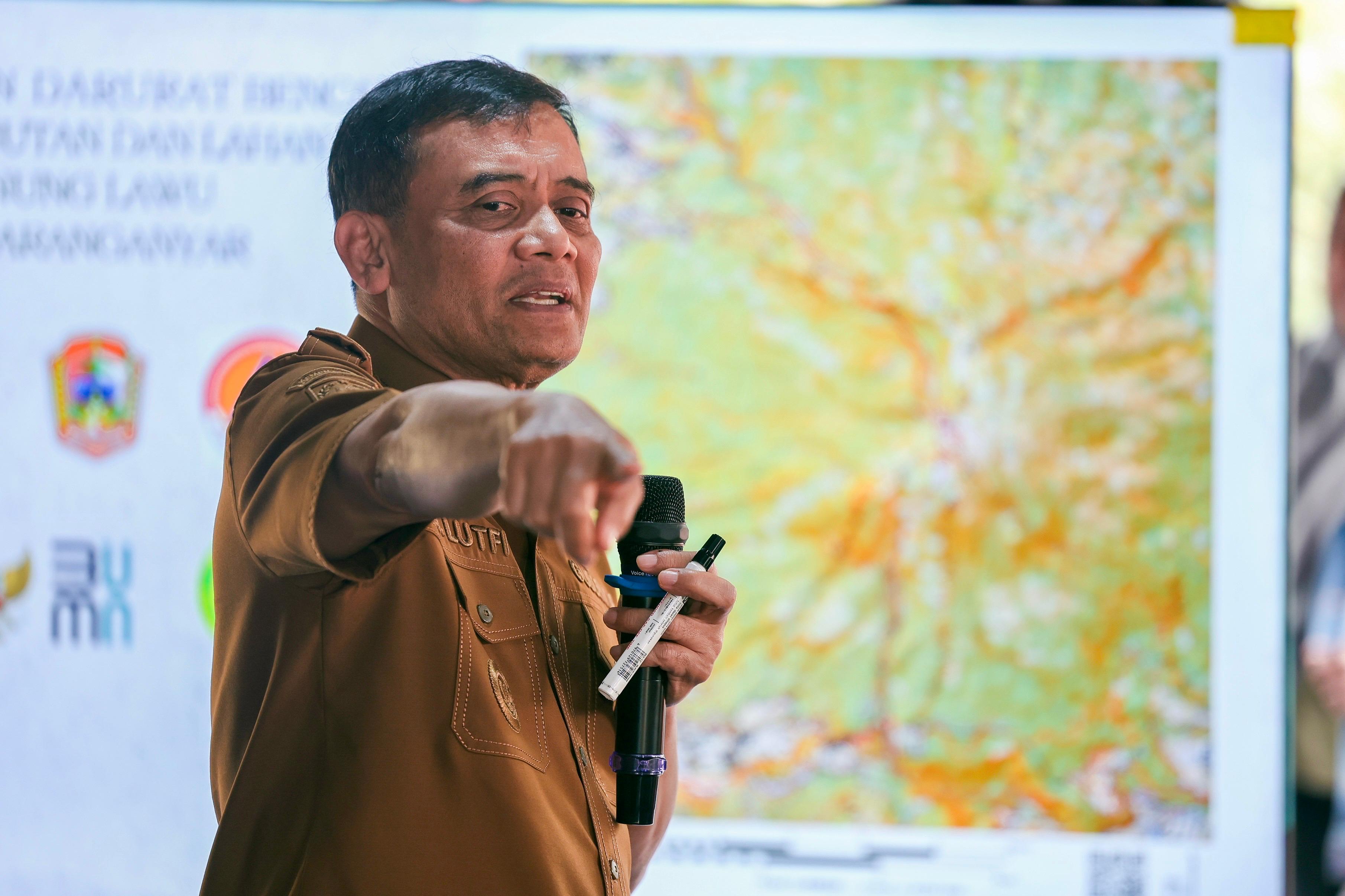 Kebakaran Gunung Lawu Tinggal Satu Titik, Ahmad Luthfi Perintahkan Penyisiran Menyeluruh