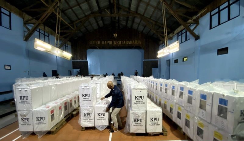 KPU: Pendistribusian Logistik Pemilu 2024 di Kabupaten Bandung Telah Rampung   
