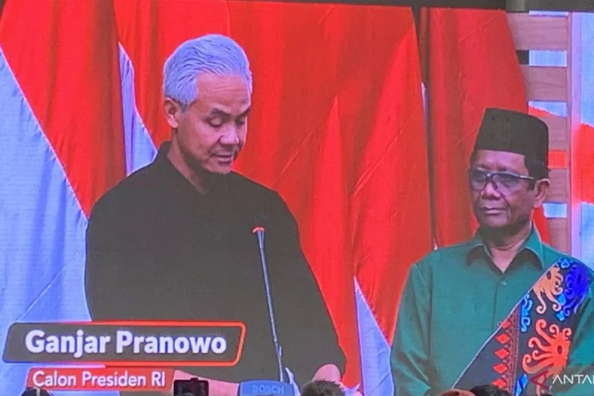 Resmi! Mahfud MD Jadi Bakal Cawapres Ganjar Pranowo di Pilpres 2024