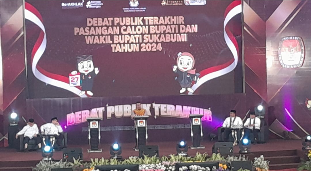 Debat Publik Terakhir Pilbup Sukabumi, KPU Ajak Masyarakat Gunakan Hak Pilih Dengan Baik