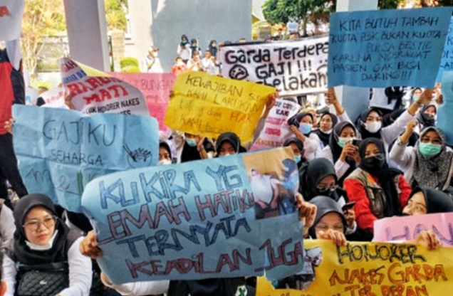 Permintaan Audiensi Tak Direspon, Ribuan Honorer Garut Ancam Mogok Kerja