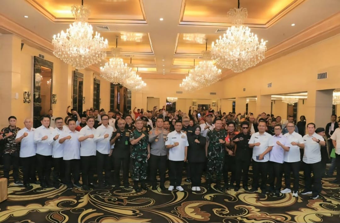 Deklarasi Damai, Bupati Dan Forkopimda Ajak Ormas Jaga Keamanan Kabupaten Bandung
