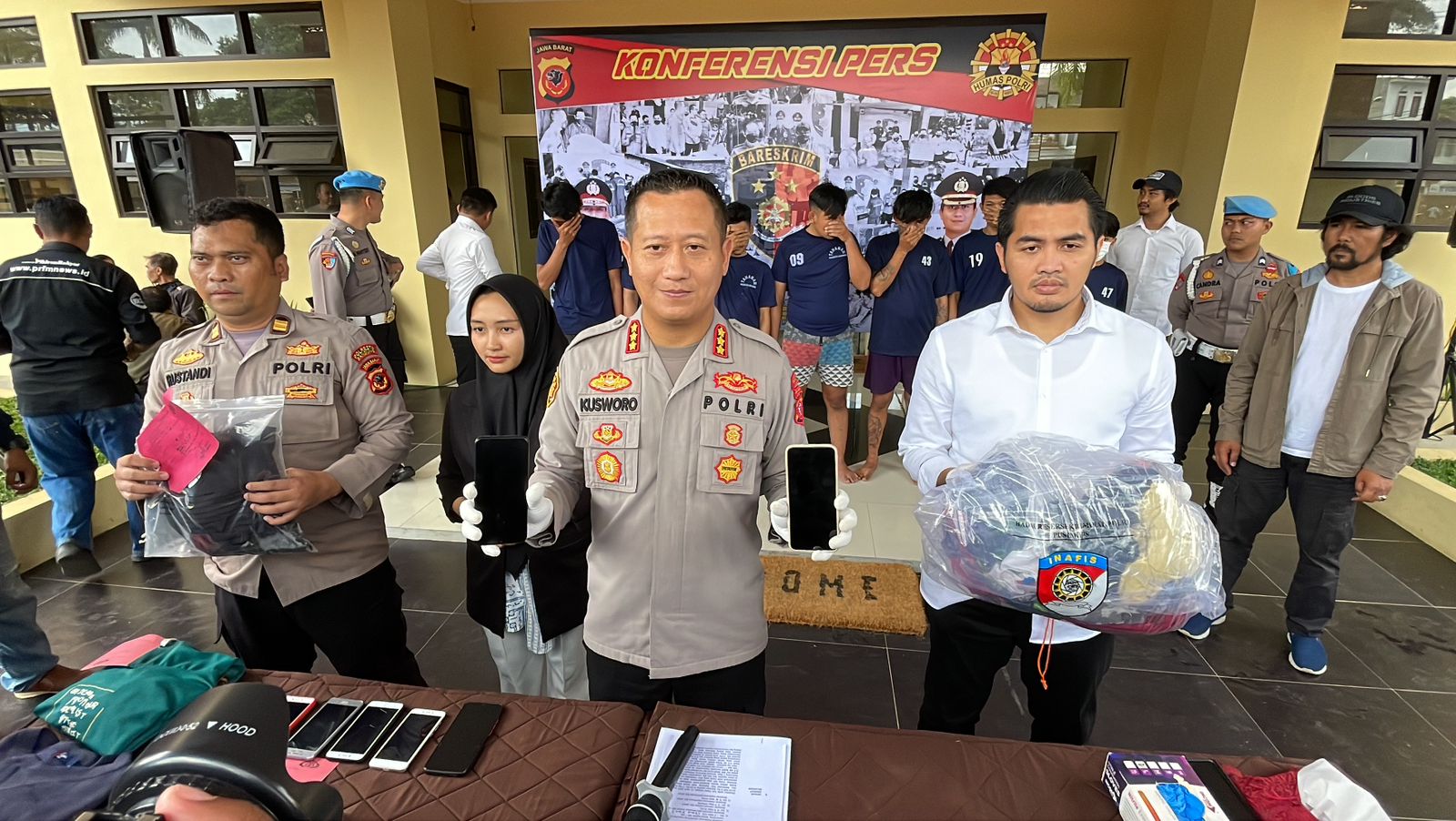 Polresta Bandung Amankan Pelaku Pengeroyokan di Baleendah